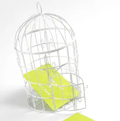 Urne cage oiseau Blanche Offre Exclusive