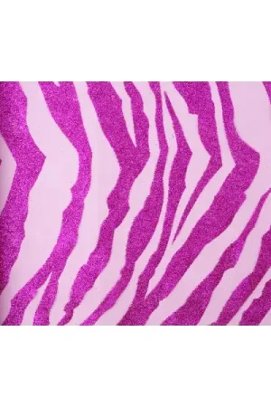 Chemin de table Zebré Fuchsia Commander Maintenant