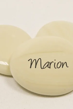 Affaire À Saisir Galet Marque place Ecru x 12 pièces