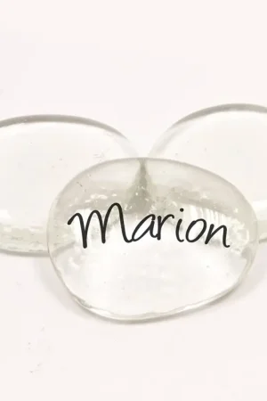 Prix Réduit Galet Marque place Transparent x 12 pièces
