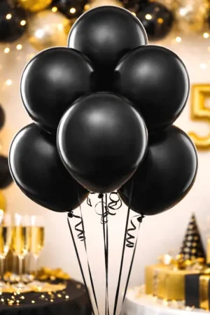 Meilleur Prix Ballon gonflable Noir 30 cm x 50 pièces