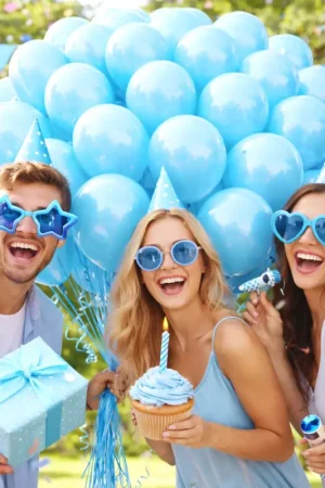 Top Vente Ballon gonflable Bleu Ciel 30 cm x 50 pièces