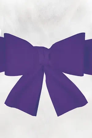 Retour Gratuit Noeud pour housse de chaise Violet x 6 pièces