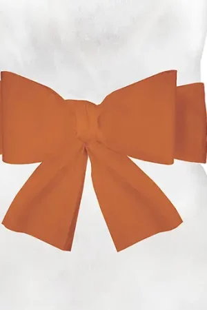 Noeud pour housse de chaise Orange x 6 pièces Acheter Direct