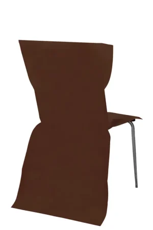 Housse de Chaise Chocolat x 6 pièces Remise