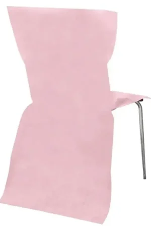 Housse de Chaise mariage Rose Clair x 6 pièces Offre Du Jour