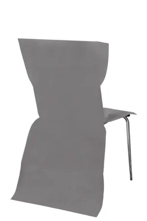 Solde Housse de Chaise Argent x 6 pièces