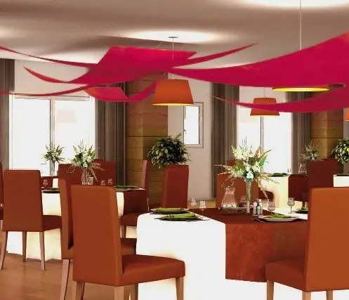 Expédié Aujourd'hui Tenture de Salle Triangle Rouge x 3 pièces