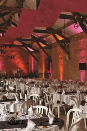 Tenture de salle 25 mètres Rouge Marque