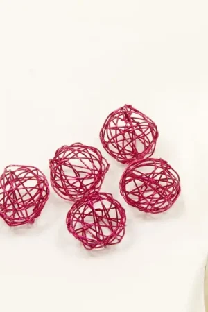 Boule en Métal Fuchsia x 12 pièces Must-Have
