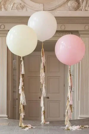 Quantité Limitée Ballon géant 1m Ivoire uni