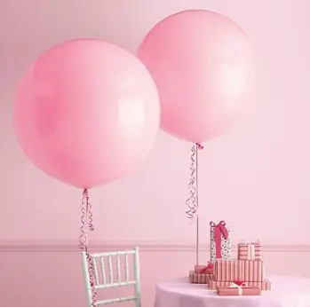 Ballon géant 1m Rose uni Soldes