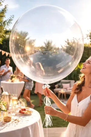 Populaire Ballon géant 1m Transparent