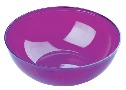 Saladier plastique réutilisable Violet 27 cm Commande En Gros