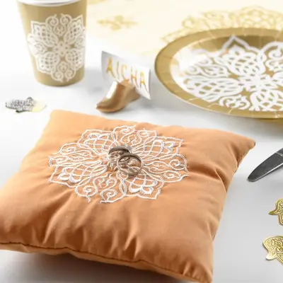 Coussin porte alliance Oriental Or Meilleur Choix