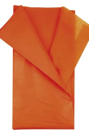 Commander Vite Feuille de papier de soie Orange x 5 pièces
