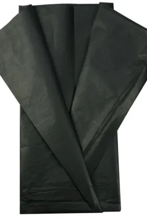 Feuille de papier de soie Noire x 5 pièces Seulement Aujourd'hui