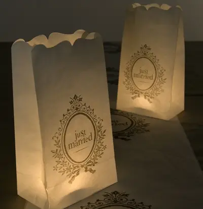 Photophore Just Married x 6 pièces Produit De Marque