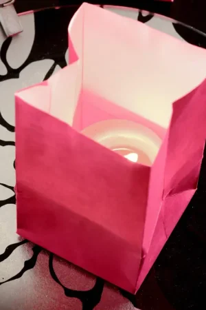 Achat Immédiat Petit Photophore Fuchsia x 6 pièces