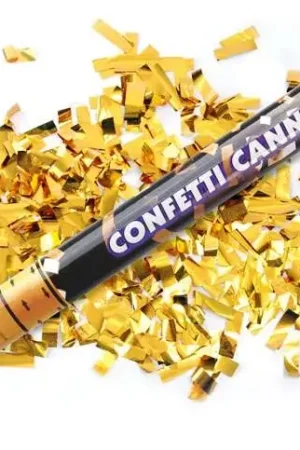 Canon à confettis Or 60 cm Offre Limitée
