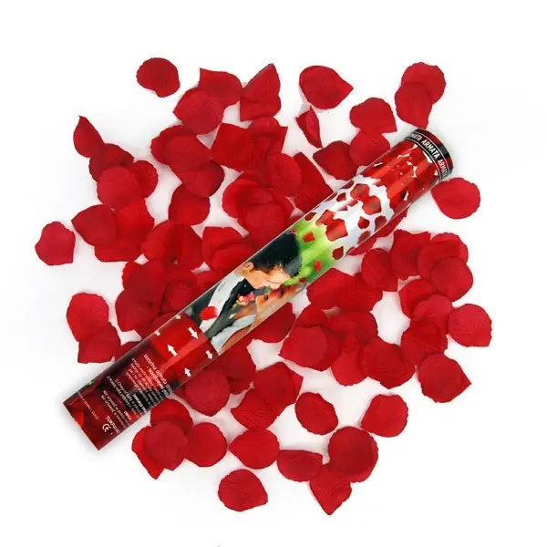 Achetez Aujourd'hui Canon à confettis Pétale de rose rouge 40 cm
