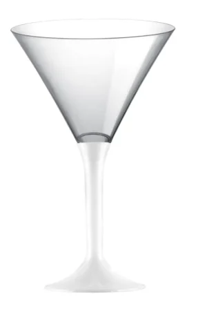 Verre à cocktail en plastique Blanc x 20 pièces Offre Du Jour
