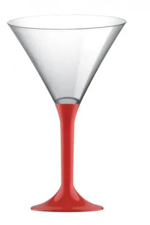 Quantité Limitée Verre à cocktail réutilisable Rouge x 20 pièces