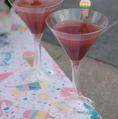 Soldes Verre Cocktail pas cher en plastique rigide transparent x 20 pièces