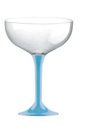 Offre Limitée Coupe de champagne pour mariage en plastique Turquoise x 20 pièces