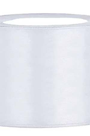 Populaire Ruban satin 50 mm Blanc x 25 mètres