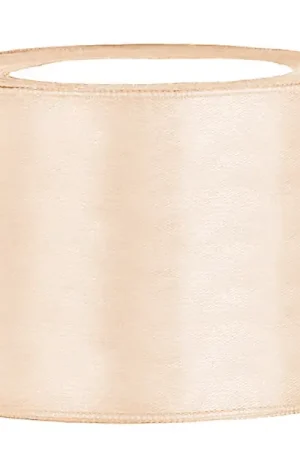 Soldes Ruban satin Ecru Grande Largeur 50 mm x 25 mètres