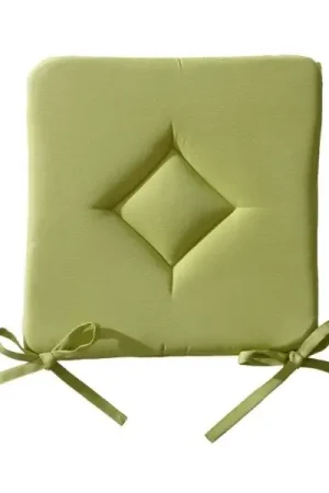 Vente Flash Galette de chaise TODAY Vert Anis Unie 40 x 40 cm