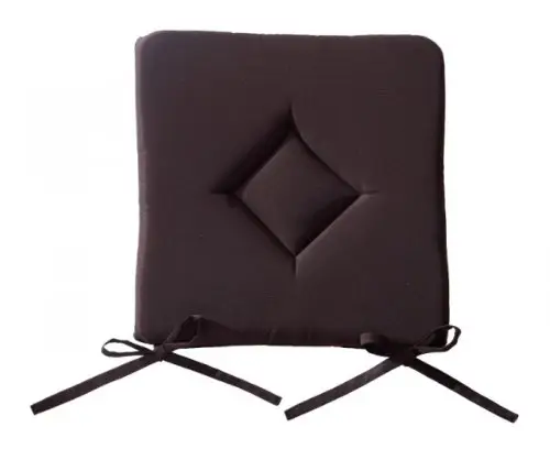 Coussin de chaise pas cher Chocolat 40 x 40 cm Quantité Limitée