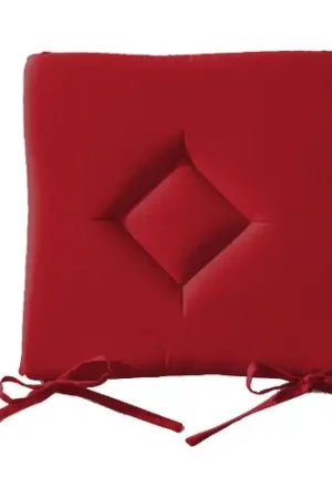 Galette de chaise Rouge unie Today forme carrée40 x 40cm Commander Vite