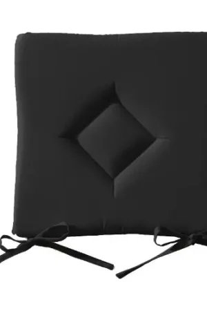 Galette de chaise carrée Noire marque TODAY Certifié