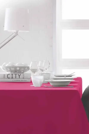Nappe anti tache rectangulaire Fuchsia 150 x 250 cm Must-Have