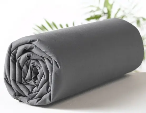 Commande En Gros Drap housse TODAY percale 140x190 cm Gris Foncé