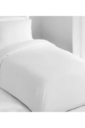 Affaire À Saisir Housse de couette percale 140x200 Blanc