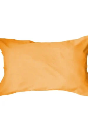 Taie d'oreiller 50x70 rectangulaire Orange Jusqu'à Épuisement Des Stocks