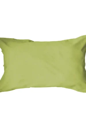 Taie d'oreiller 50x70 rectangulaire Vert anis Réduction