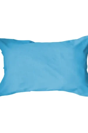 Remise Taie d'oreiller unie 50x70 rectangulaire Turquoise