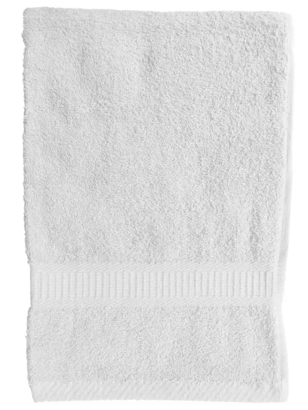 Dernière Chance Serviette de toilette Blanche 50x90 cm 100 % coton