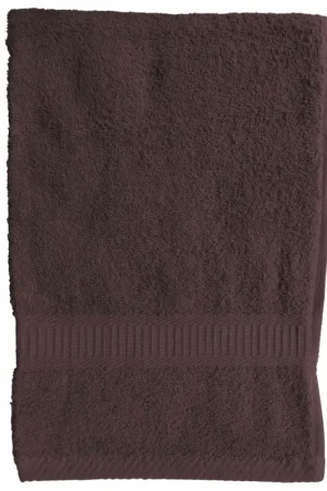 Bon Marché Serviette de Toilette Chocolat 50x90 cm 100 % coton