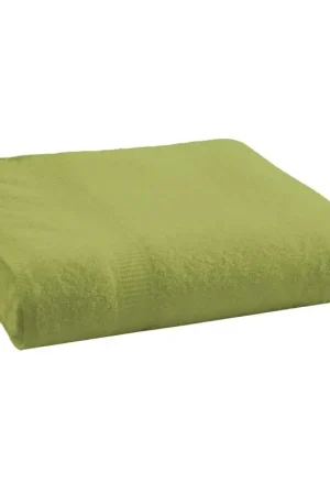 Usine Directe Drap de douche Vert anis 70x130 cm 100 % coton