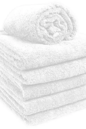 Maxi Drap de bain Blanc 90x150 cm 100 % coton Satisfait Ou Remboursé
