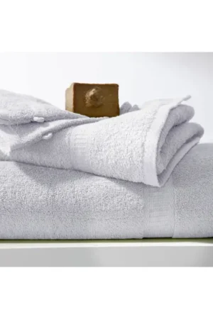 Maxi drap de bain 90x150 cm Gris Clair 100 % coton Achetez Aujourd'hui