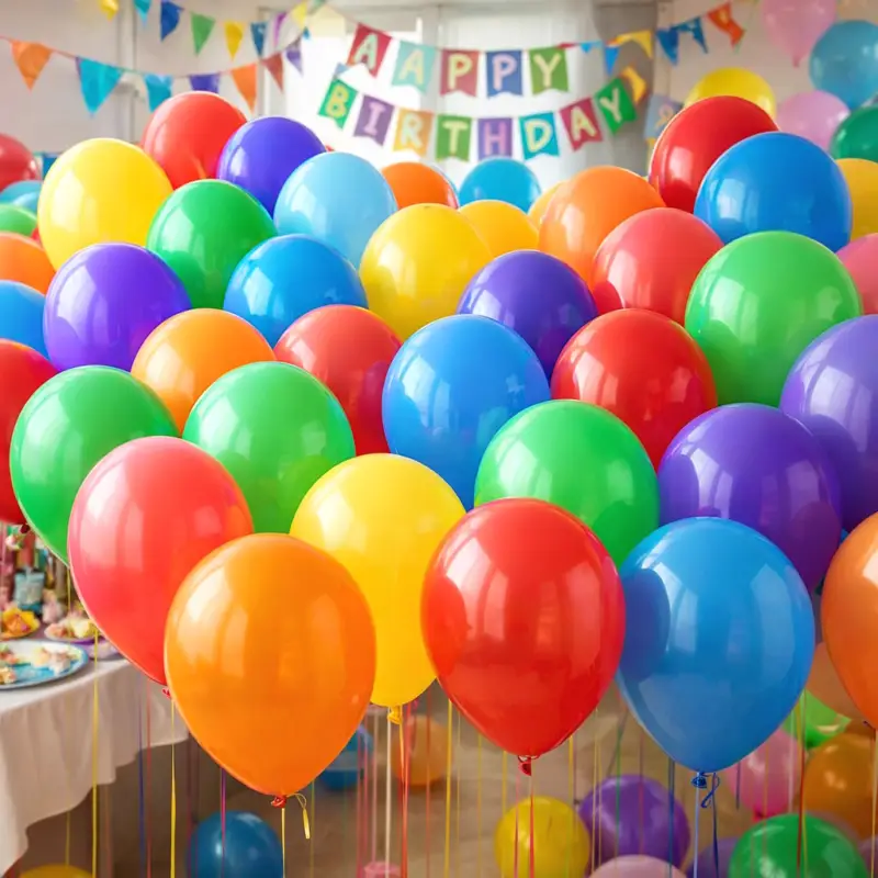 Quantité Limitée Ballon gonflable Multicolore 30 cm x 50 pièces