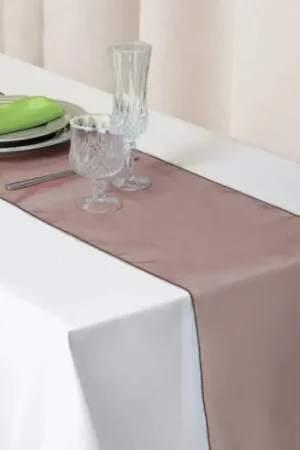 Produit De Marque Chemin de table organza Chocolat 5 mètres