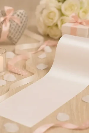 Authentique Ruban satin Blanc Grande Largeur 100 mm x 25 mètres