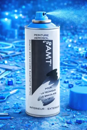 Bombe de Peinture aerosol Bleu Fluo pas cher Livraison Express